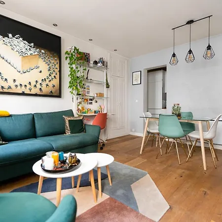 Daire Nice 38m Near The Canal Saint-martin Paris